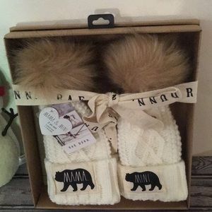 Rae Dunn mama mini bear beanie touques